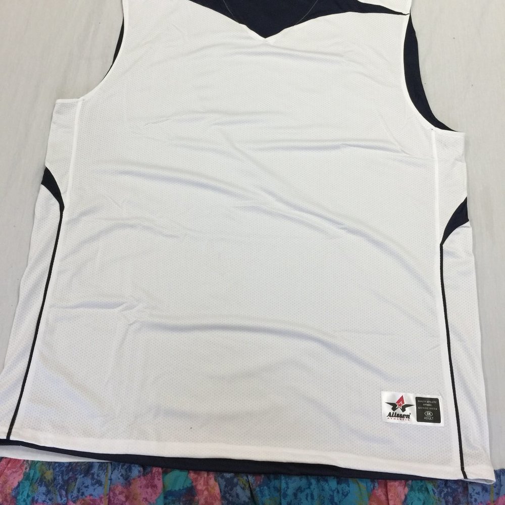๐๐๐ NWOT ALLESON MENS ATHLETIC SLEEVELESS REVERSIBLE BASKETBALL SHIRT 3XL - Picture 2 of 7